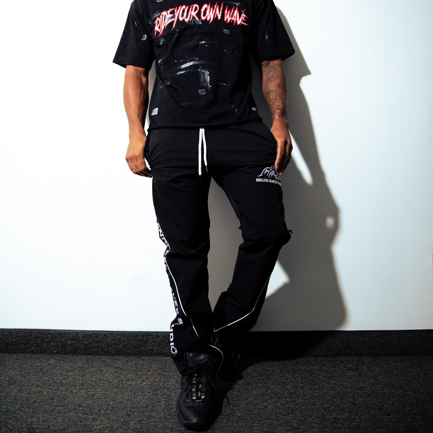 Nylon Pants (Black)