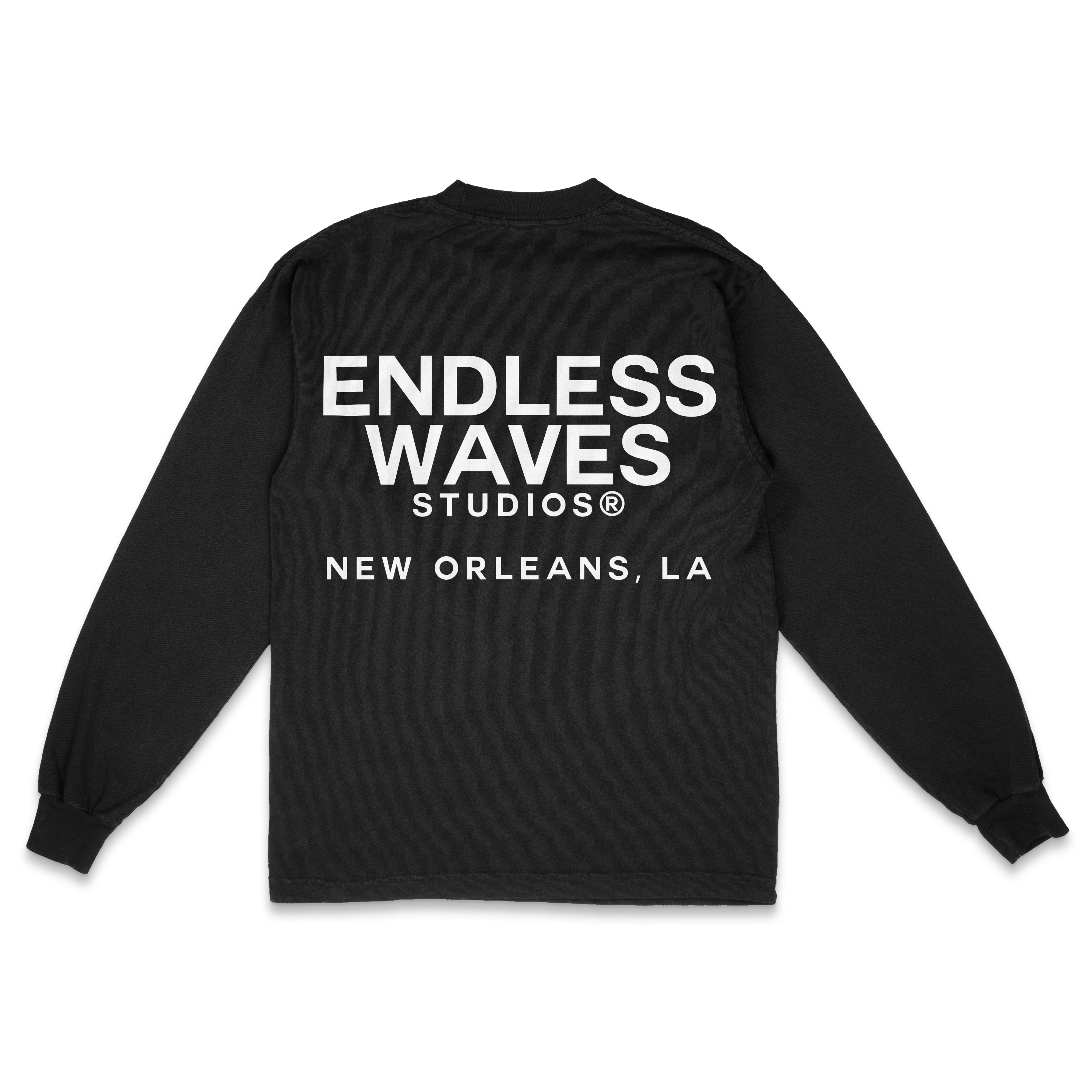 Mardi Gras "Endless" v3 Tee (Black, Back)