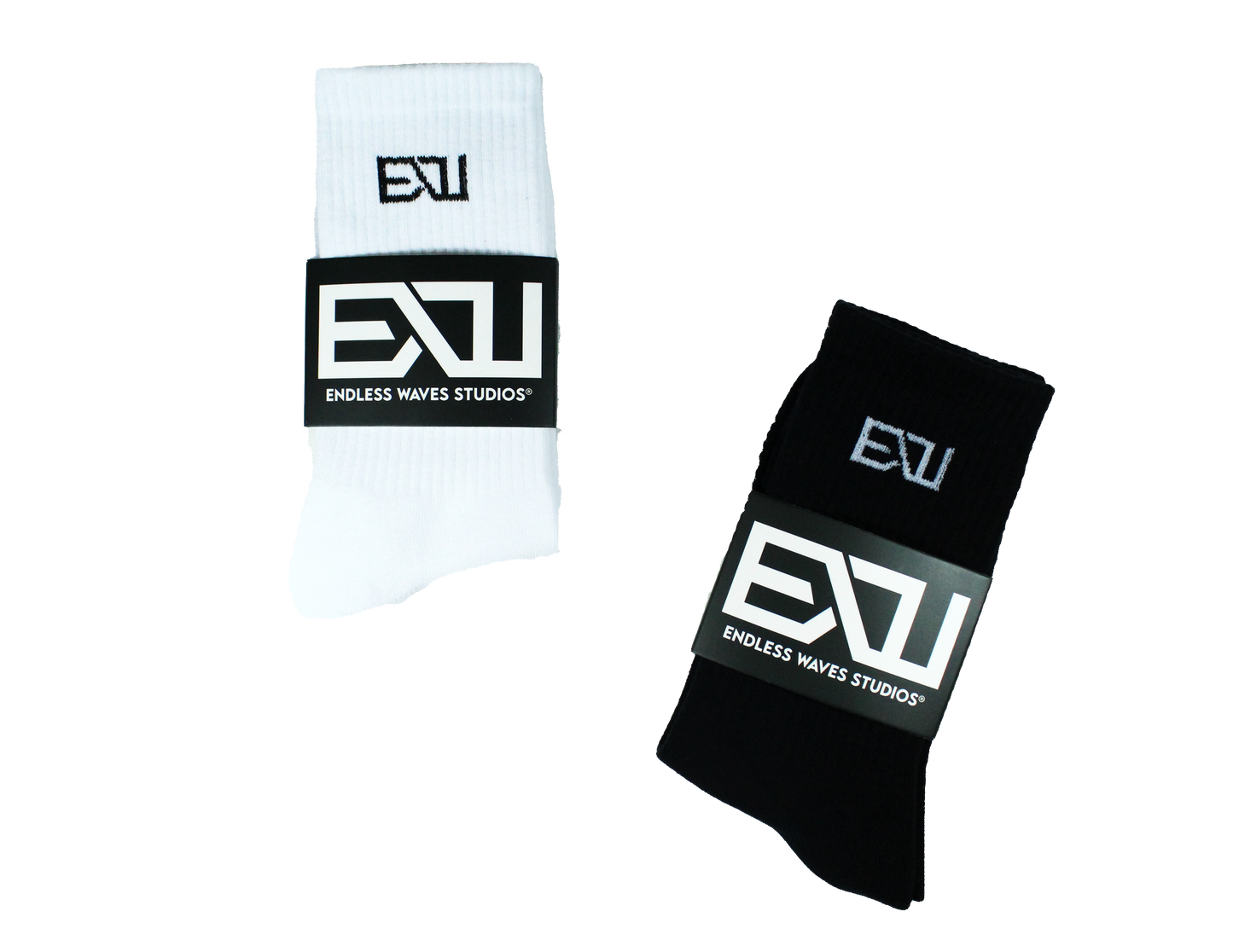 Signature "E/W" Logo Socks
