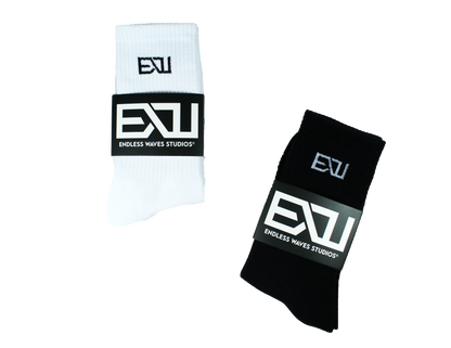 Signature "E/W" Logo Socks
