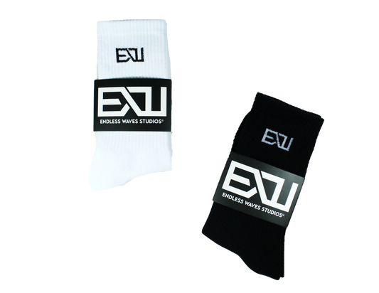 Signature "E/W" Logo Socks