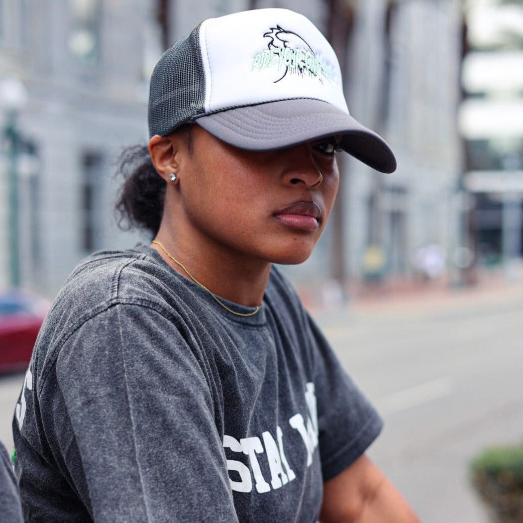 "RYOW" Logo Trucker (Grey/Wht)