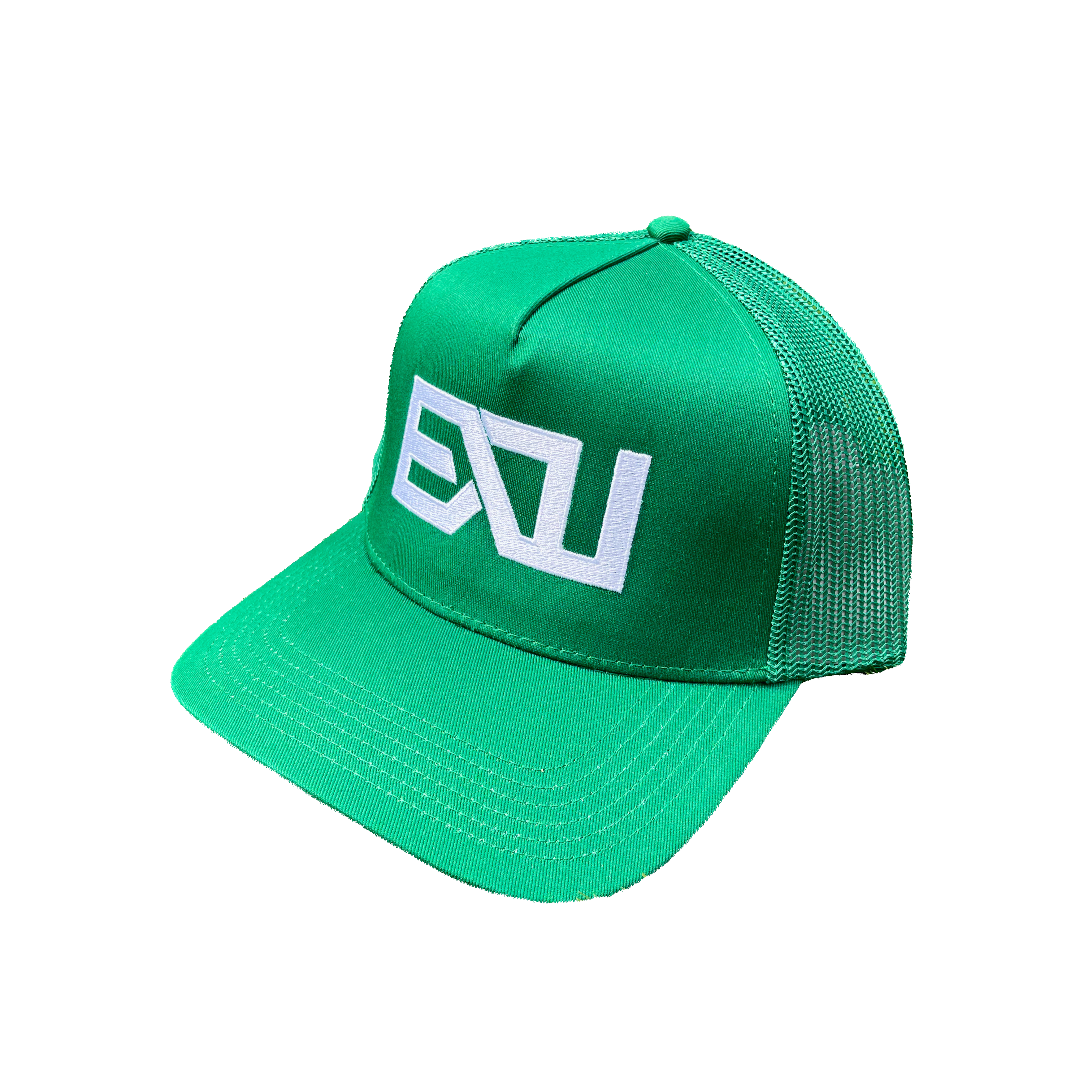 "E/W" Logo Trucker (Green)